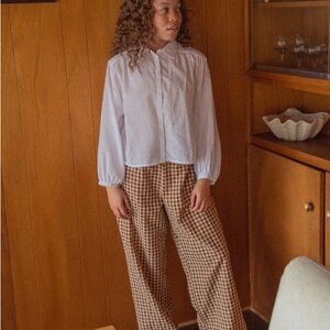 Sonderhaus Perfect Pants in Brown Gingham